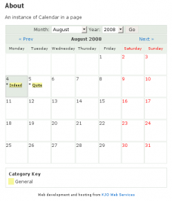 Calendar Plugin